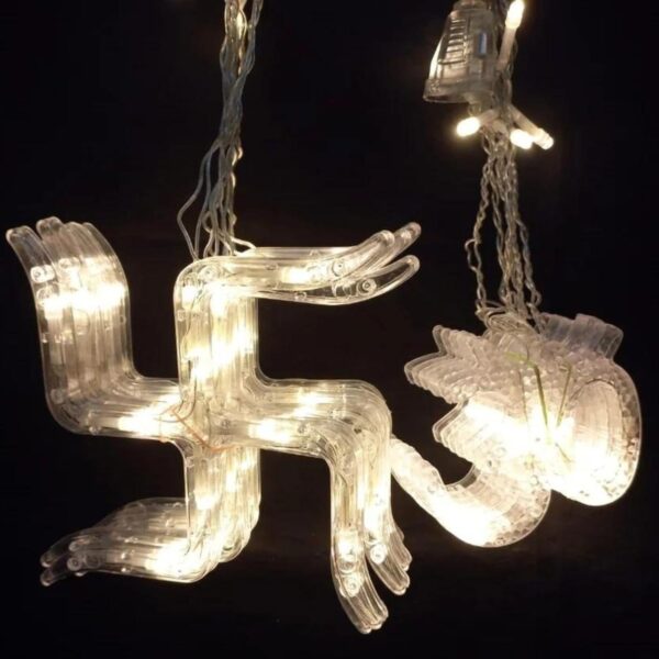 Om Swastik String Lights