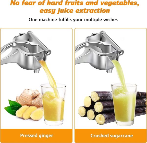 Primexa Heavy-Duty Hand Juicer – Manual Fruit Press for Fresh Juice