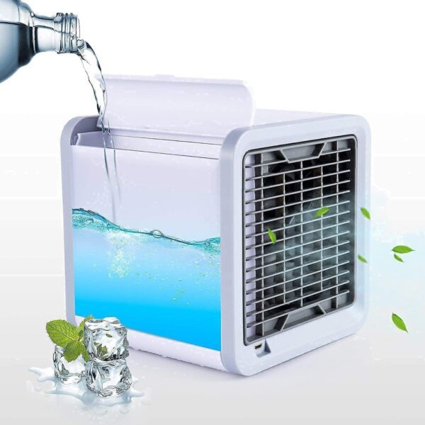 Mini Portable Air Cooler – 3-in-1 Personal Room Cooling Fan